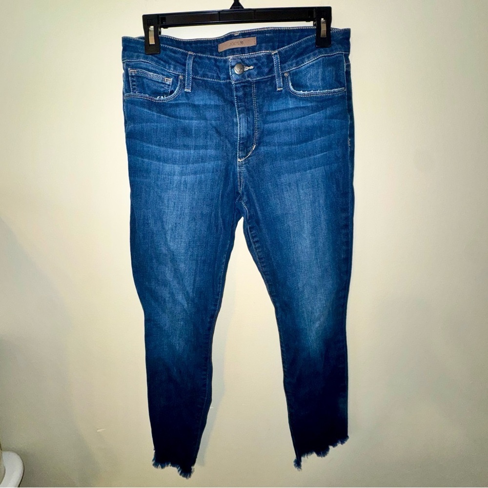 Joe's Jeans Dark Blue Skinny Ankle Cropped Denim